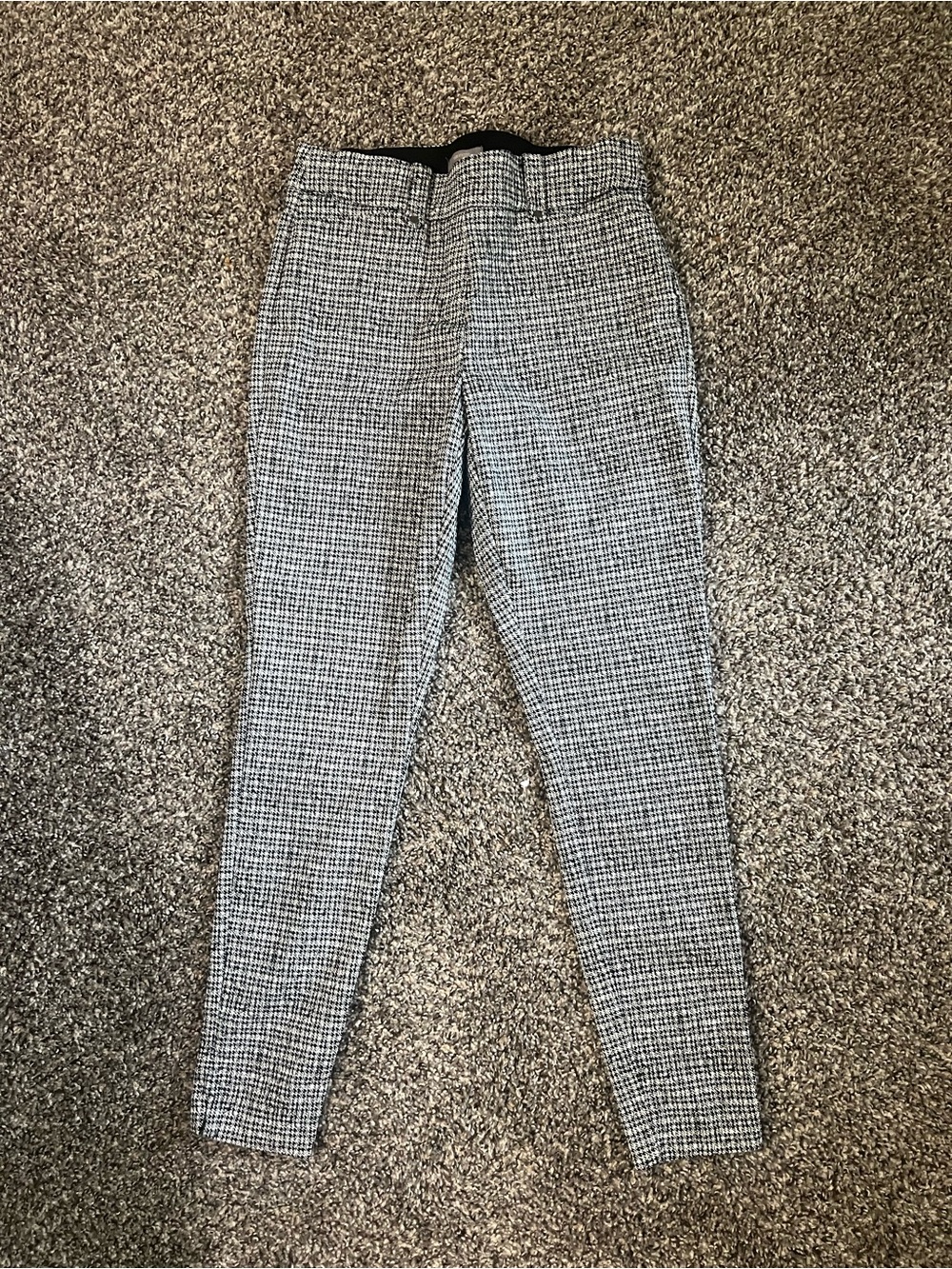 Maurices Black and White Houndstooth Pants